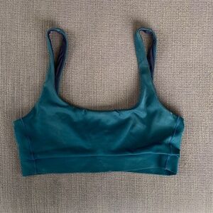 Left on Friday Double Scoop Top in Deep End (Teal)